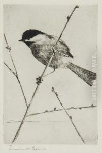 Chickadee by Frank Weston Benson