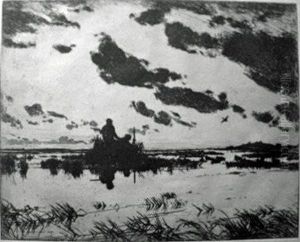 The Gunner's Blind by Frank Weston Benson