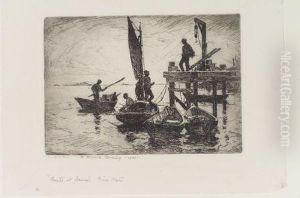Boats At Dawn by Frank Weston Benson