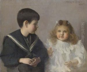 Harold D. Walker & Katherine M. Walker by Frank Weston Benson