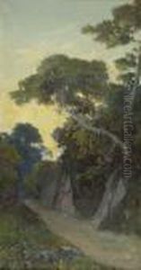 Gegenstucke: Wege Im Pinienwald by Cesare Bentivoglio
