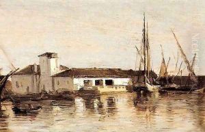 Un lazareto by Carlos de Haes