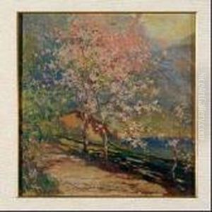 'veduta Di Campagna Con Albero Di Pesco' 'veduta Di Campagna Con Albero Di Pesco'