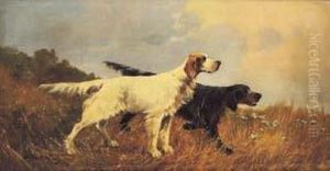 Cani Da Caccia by Cesare Bentivoglio