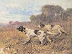 Cani Da Caccia by Cesare Bentivoglio