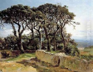 Pinares de San Vicente de la Barquera by Carlos de Haes