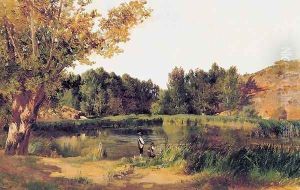 Lagunas by Carlos de Haes