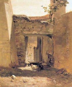 Un corral 2 by Carlos de Haes