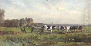 A Dutch polderlandscape - a study by Carlos de Haes