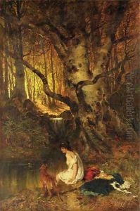 The bather by Karl Heffner