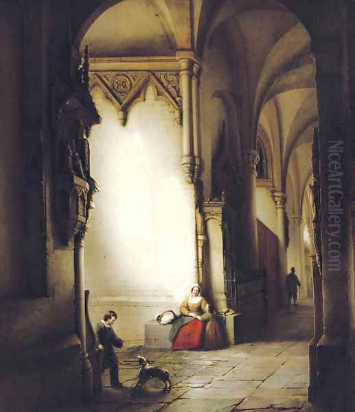 A sunlit church - view 1