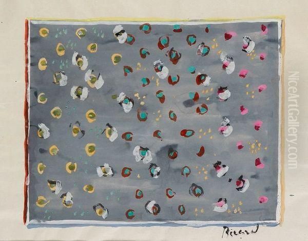 Projet De Tissu, Fond Gris - view 1