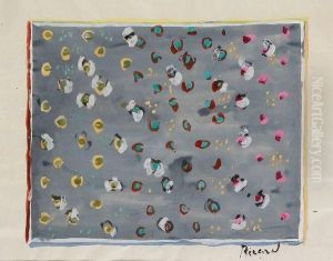 Projet De Tissu, Fond Gris by Christian Berard