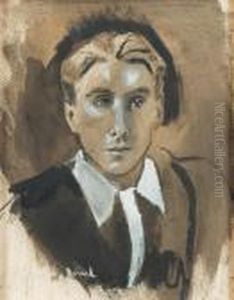 Portrait De Jeune Homme by Christian Berard