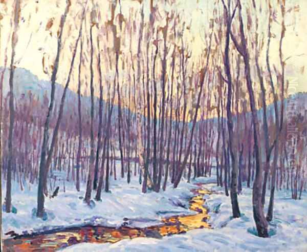 Golden Stream in the Mountains - view 1