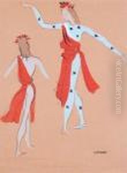 Projet De Costume, Pour La Viieme Symphonie - view 1