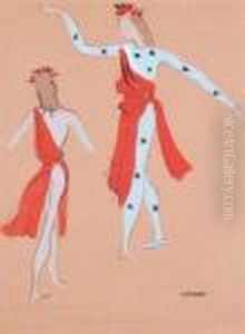 Projet De Costume, Pour La Viieme Symphonie by Christian Berard