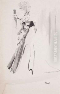 Projet De Robe Haute Couture by Christian Berard