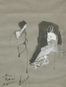 Two Figures by Christian Berard