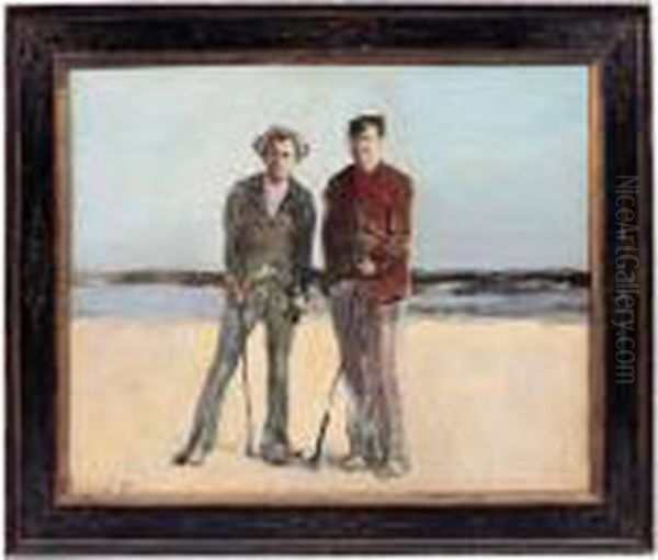 Double Autoportrait Sur La Plage - view 1