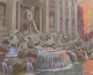 Trevi Fountain by William Samuel Horton