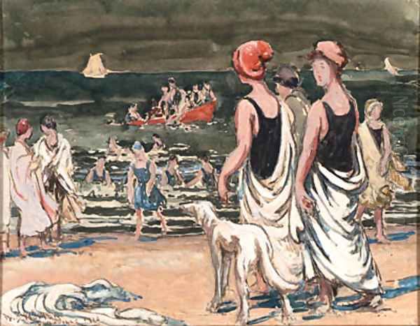 Women on the Beach - view 1