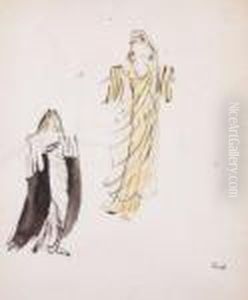 Projet De Costume Pour Sheherazade by Christian Berard