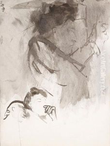 Jean Cocteau Asleep by Christian Berard