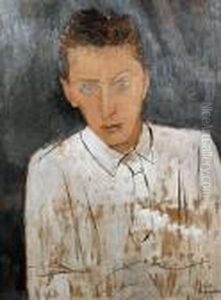 Portrait Of Jean Bourgoint by Christian Berard