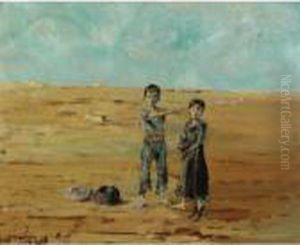 Vagrant Children On A Beach Vagrant Children On A Beach