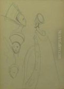Projet De Costumes Pour Le Theatre by Christian Berard