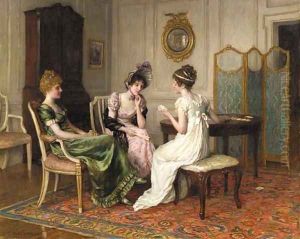 The fortune teller by Charles Haigh-Wood