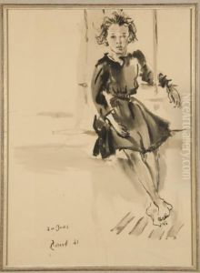 Portrait D'une Jeune Fille by Christian Berard