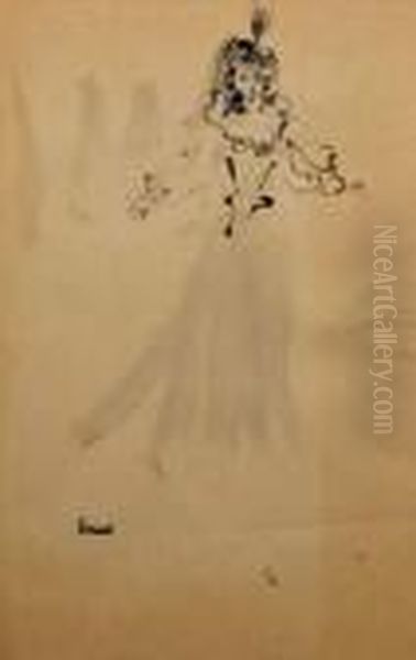 Jeune Femme En Costume - view 1
