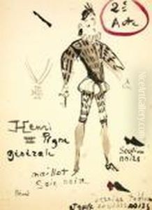 Etude De Personnage Pour Le Theatre by Christian Berard