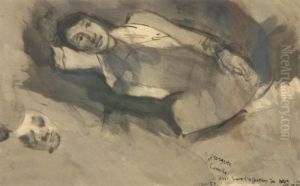 Portrait Of Georgette Camille by Christian Berard