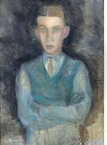 Portrait Of Pierre Coutin by Christian Berard