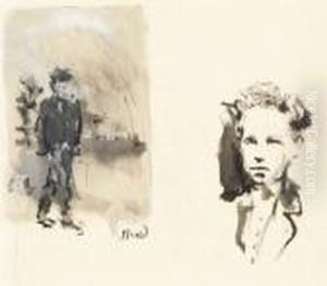 Jeune Homme Et Portrait Jeune Homme Et Portrait