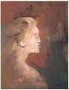 Tete De Femme En Profil by Christian Berard