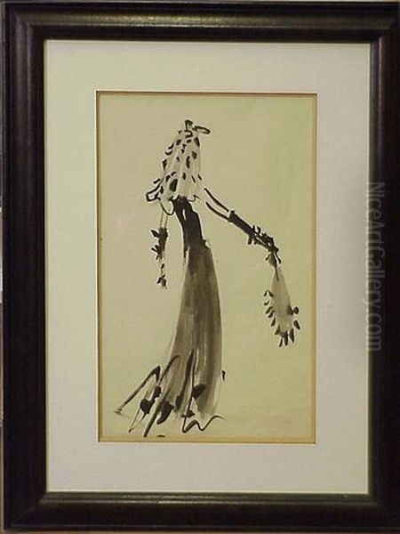 Elegant Woman, Probably In Schiaparelli - view 1