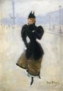 Elegante Place De La Concorde by Jean-Georges Beraud