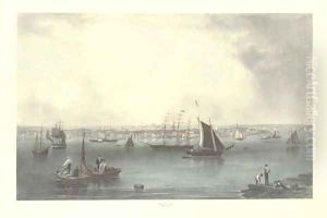 Boston, by C. Mottram by John William Hill