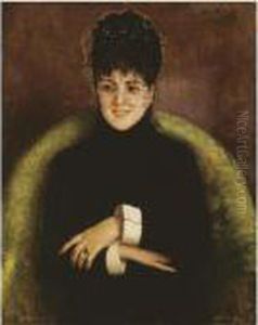 Elegante A L'emeraude by Jean-Georges Beraud