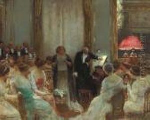 Le Concert Prive by Jean-Georges Beraud