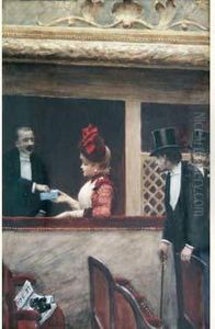 < Clemenceau A L'opera" by Jean-Georges Beraud