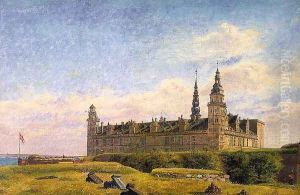 Kronborg Castle 1834 by Constantin Hansen