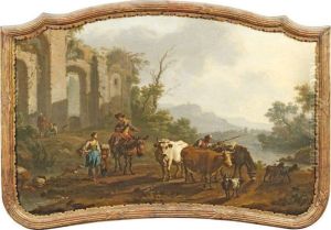 Pastorale Dans Des Ruines Imaginaires