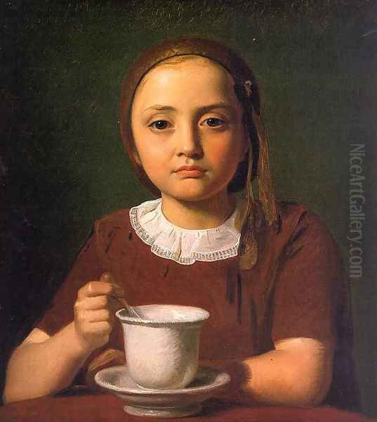 Little Girl with a Cup (Elise Kobke) 1850 - view 1
