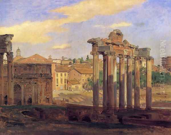 The Arch of Septumius Severus and the Temple of Concord - view 1