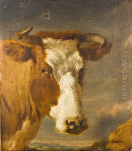 The Head Of A Bull
Bears Signature 'berchem' by Nicolaes Berchem